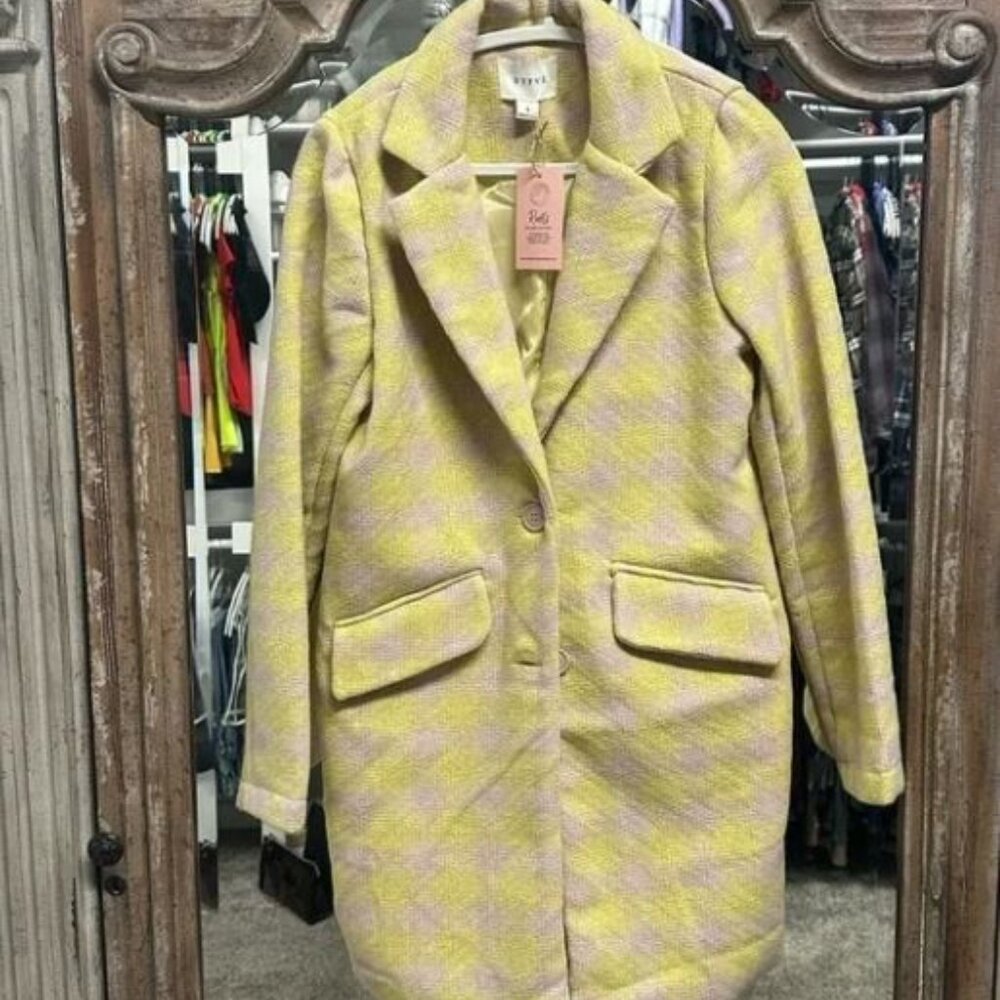 HYFVE Houndstooh Coat Size Small